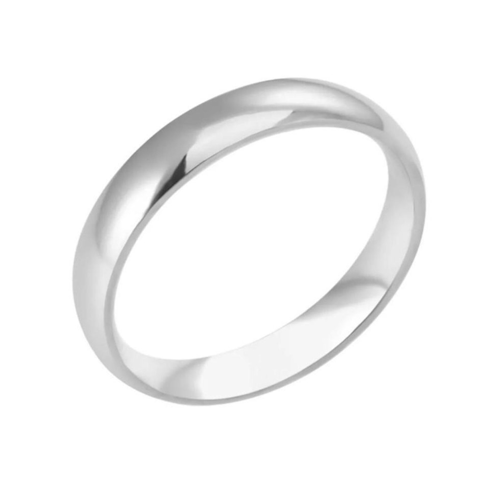 Sterling Silver Band Ring -Polished Finish -Unisex -4mm Width -New -Size 7 - Picture 3 of 8